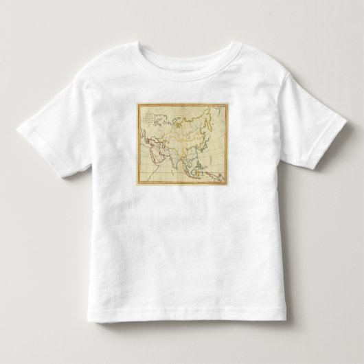 Plain map Asia Kinder Shirts (Voorkant)