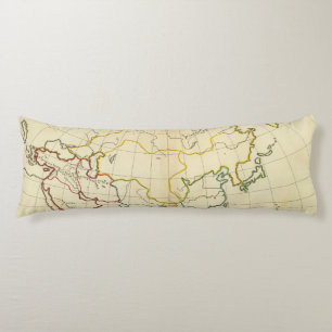 Plain map Asia Lichaamskussen