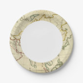 Plain map Asia Papieren Bordje (Voorkant)