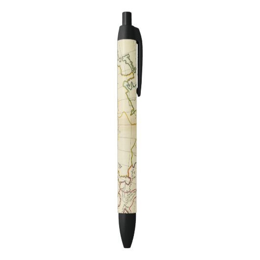 Plain map Asia Zwarte Inkt Pen (Achterkant (Verticaal))