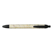 Plain map Asia Zwarte Inkt Pen (Achterkant)