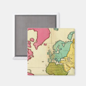 Plain map World Magneet (Voorkant / Achterkant)