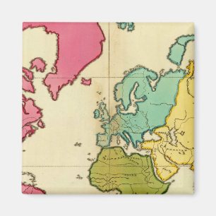 Plain map World Magneet