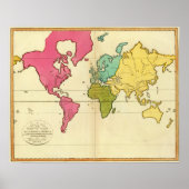 Plain map World Poster (Voorkant)