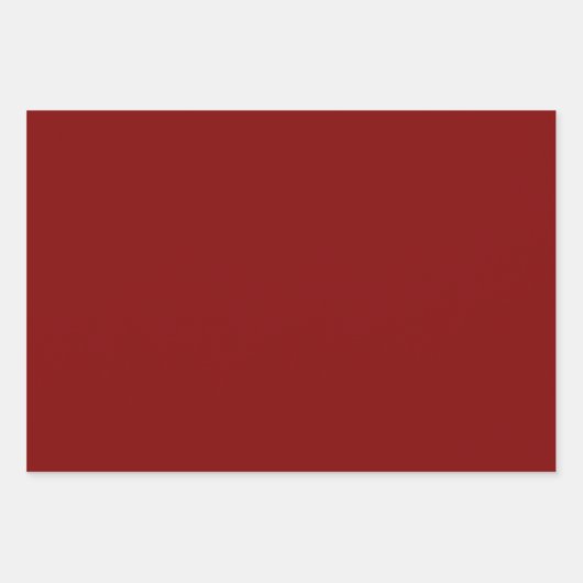 Plain Maroon Chili Barn Red Shades 3 Tones Inpakpapier Vel (Voorkant 3)