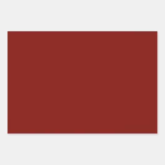 Plain Maroon Chili Barn Red Shades 3 Tones Inpakpapier Vel (Voorkant)