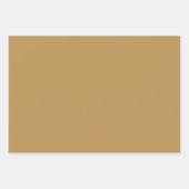 Plain Mars Esdoorn Suiker Bruine tinten 3 tinten Inpakpapier Vel (Voorkant 2)