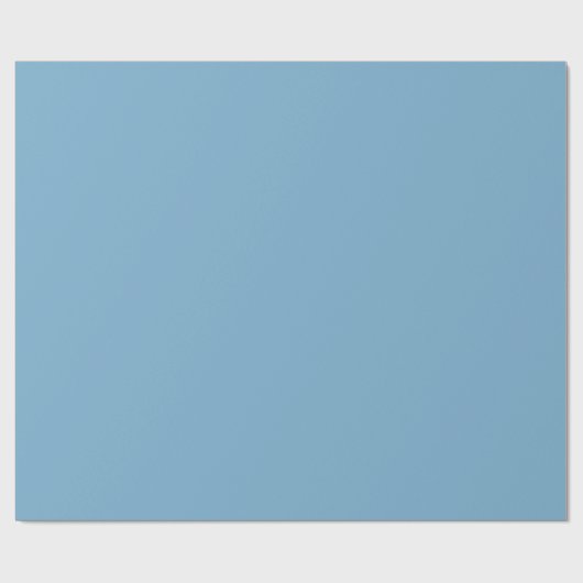 Plain massief pastelblauw cadeaupapier (Vlak)