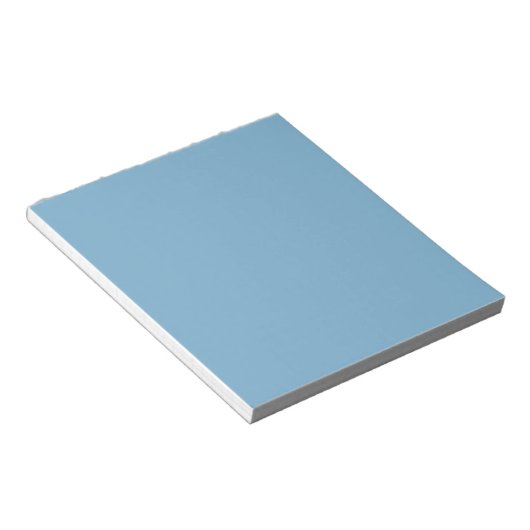 Plain massief pastelblauw notitieblok (Schuin)