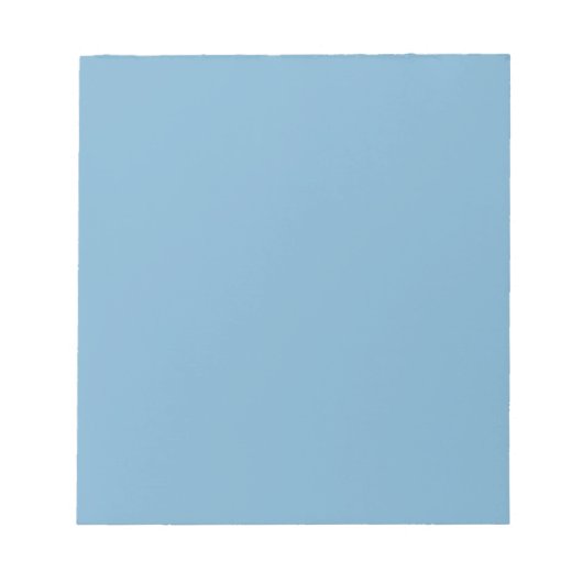 Plain massief pastelblauw notitieblok (Voorkant)