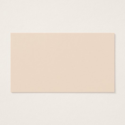 Plain Minimal Cream Jewelry Earring Display Visitekaartje (Achterkant)