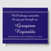 Plain & minimalist Funeral Guestbook Gastenboek (Voorkant)