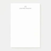 Plain minimalist Naam van twee Letter-Monogram