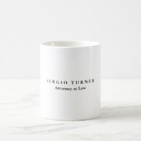 Plain Minimalist Professional Attorney bij de wet
