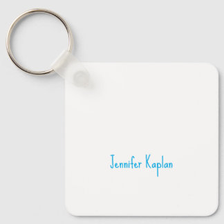 Plain Minimalist Professional Casual Handwriting Sleutelhanger