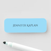 Plain Minimalist Professional Modern Naamplaatje (In situ)