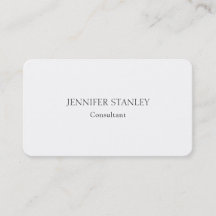 Plain minimalist White Professional elegant