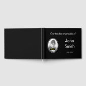 Plain, minimalistische begrafenis / herdenkingsgas gastenboek (Volledig)