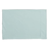 Plain Mint Green Pair van Kussenslopen (Voorkant-Rechts)