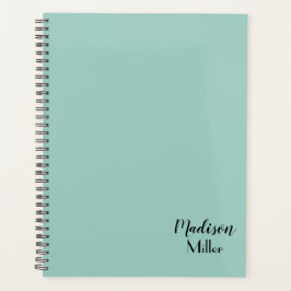 Plain Mint Green Persoonlijk Planner