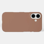 Plain Mocha Mousse Bruine Kleur 2025 Case-Mate iPhone Case (Achterkant (horizontaal))
