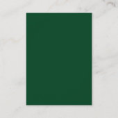 Plain Modern Elegant Grijs Groen Stripe Minimalist Visitekaartje (Achterkant)