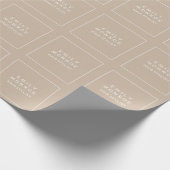 Plain Modern minimalist Cadeaupapier (Hoek)