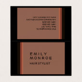 Plain Modern minimalist Visitekaartje (Buitenkant ongevouwen)