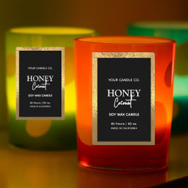 Plain moderne minimalistische stijl Folie border K Voedselcontainer Etiket