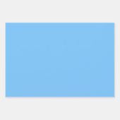 Plain Moonstone Little Maya Blue Shades 3 Tones Inpakpapier Vel (Voorkant 3)