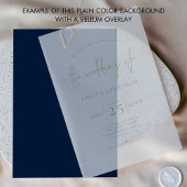 Plain Navy Blauwe Achtergrond voor Vellum Overlay Kaart