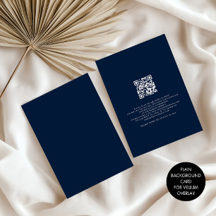 Plain Navy Blauwe Achtergrond voor Vellum Overlay Kaart
