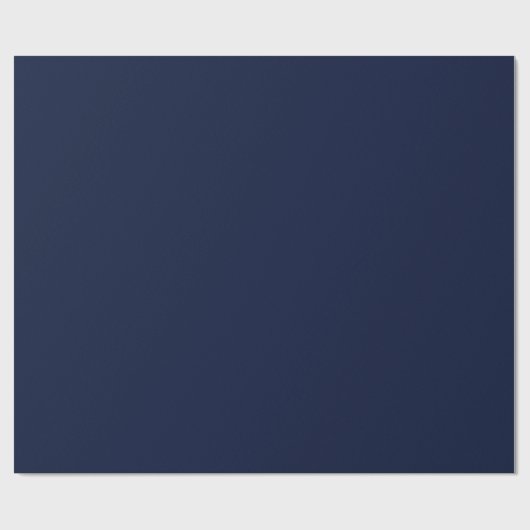 Plain Navy Blue kleur Cadeaupapier (Vlak)