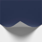 Plain Navy Blue kleur Cadeaupapier (Hoek)