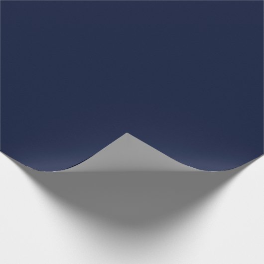 Plain Navy Blue kleur Cadeaupapier (Hoek)