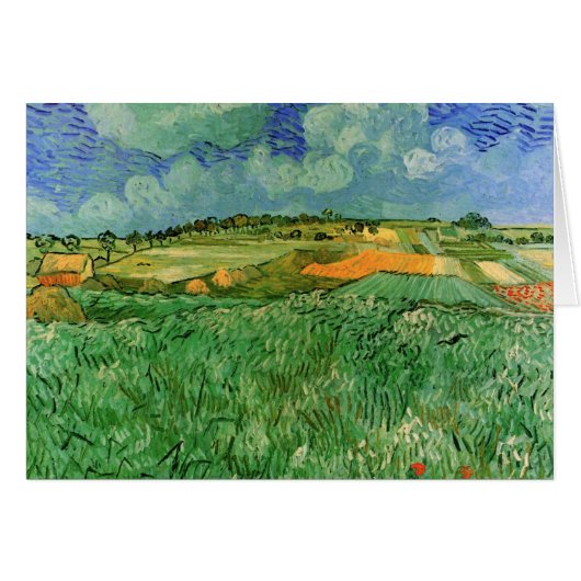 Plain Near Auvers van Vincent van Gogh (Voorkant Horizontaal)