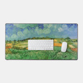 Plain Near Auvers van Vincent van Gogh Bureaumat (Keyboard & Muis)
