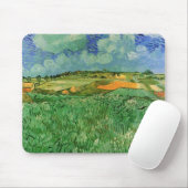 Plain Near Auvers van Vincent van Gogh Muismat (Met muis)