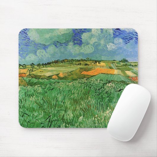 Plain Near Auvers van Vincent van Gogh Muismat (Met muis)