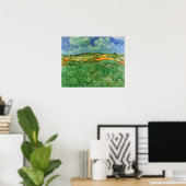 Plain Near Auvers van Vincent van Gogh Poster (Thuiskantoor)