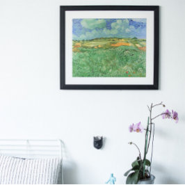 Plain Near Auvers van Vincent van Gogh Poster
