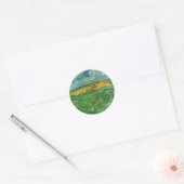 Plain Near Auvers van Vincent van Gogh Ronde Sticker (Envelop)
