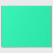 Plain neon turquoise  cadeaupapier (Vlak)