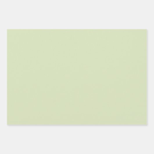 Plain Nyanza Bord Gin Green Shades 3 Tones Inpakpapier Vel (Voorkant 3)