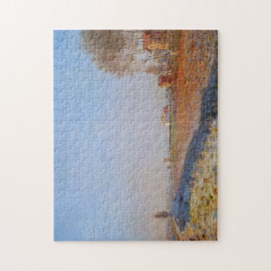 Plain of Colombes, White Frost Monet Fine Art Legpuzzel (Verticaal)
