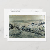 Plain of La Crau Van Gogh Fine Art Briefkaart (Voorkant / Achterkant)