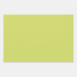 Plain Oosters Accent Zee Groene tinten 3 tinten Inpakpapier Vel