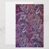 Plain Paisley 3 Briefpapier (Voorkant / Achterkant)