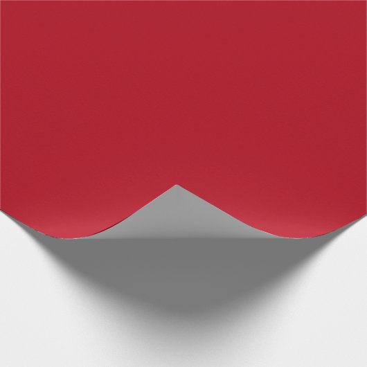 Plain paprika red cadeaupapier (Hoek)