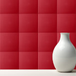 Plain paprika red tegeltje<br><div class="desc">Plain paprika red design.</div>